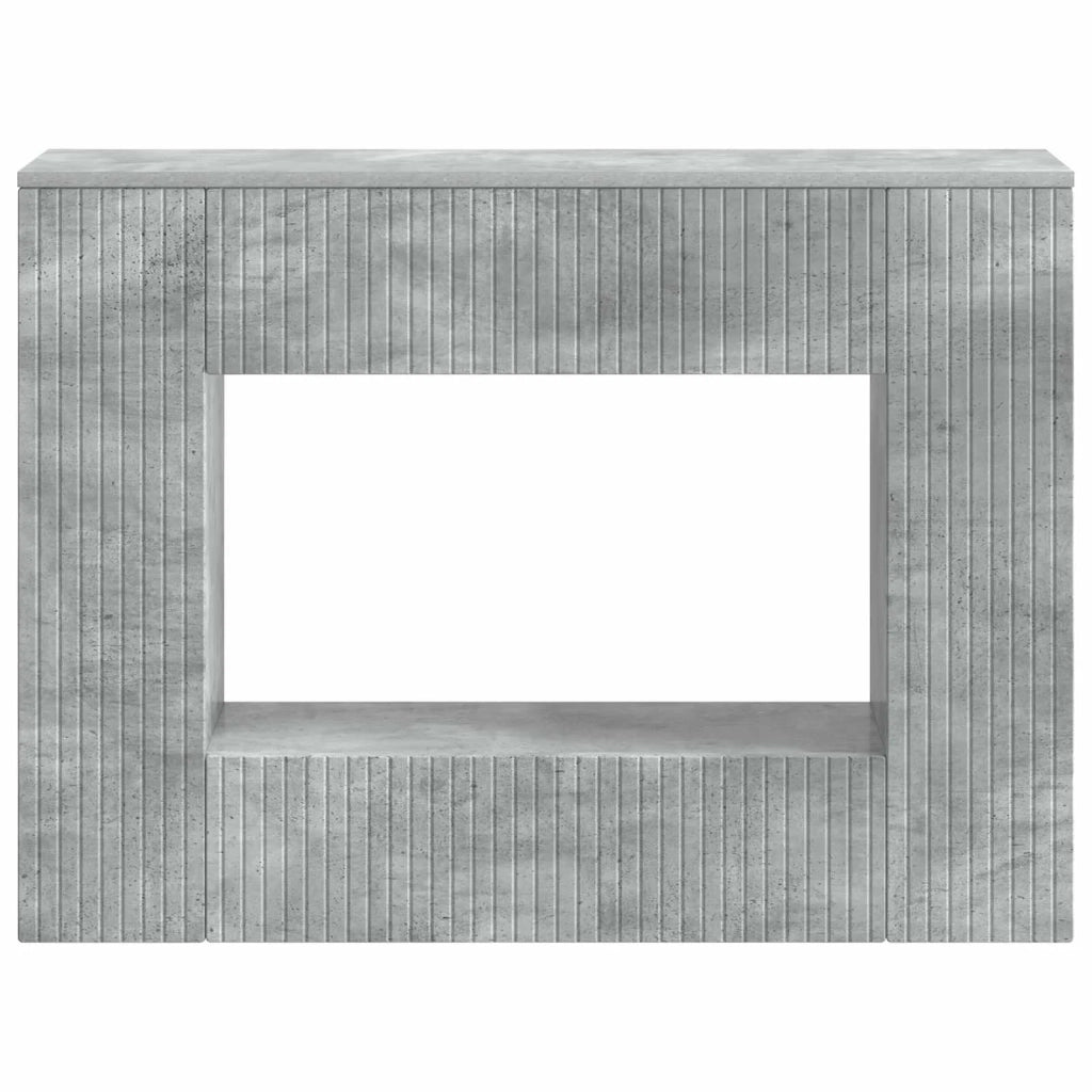 Tavolo consolle Rigato Grigio Cemento 101 x 29 x 74 cm 899880
