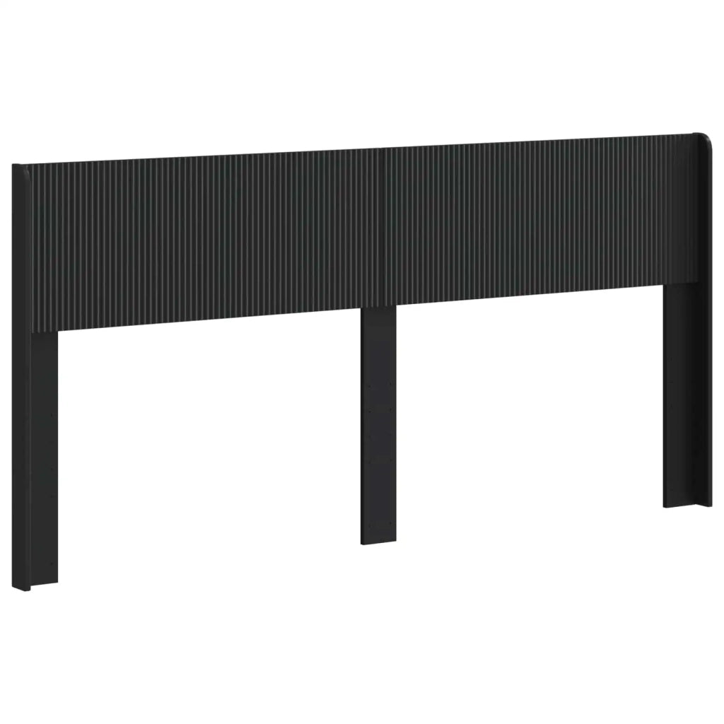 Testiera Letto Nero Legno ingegnerizzato 889656