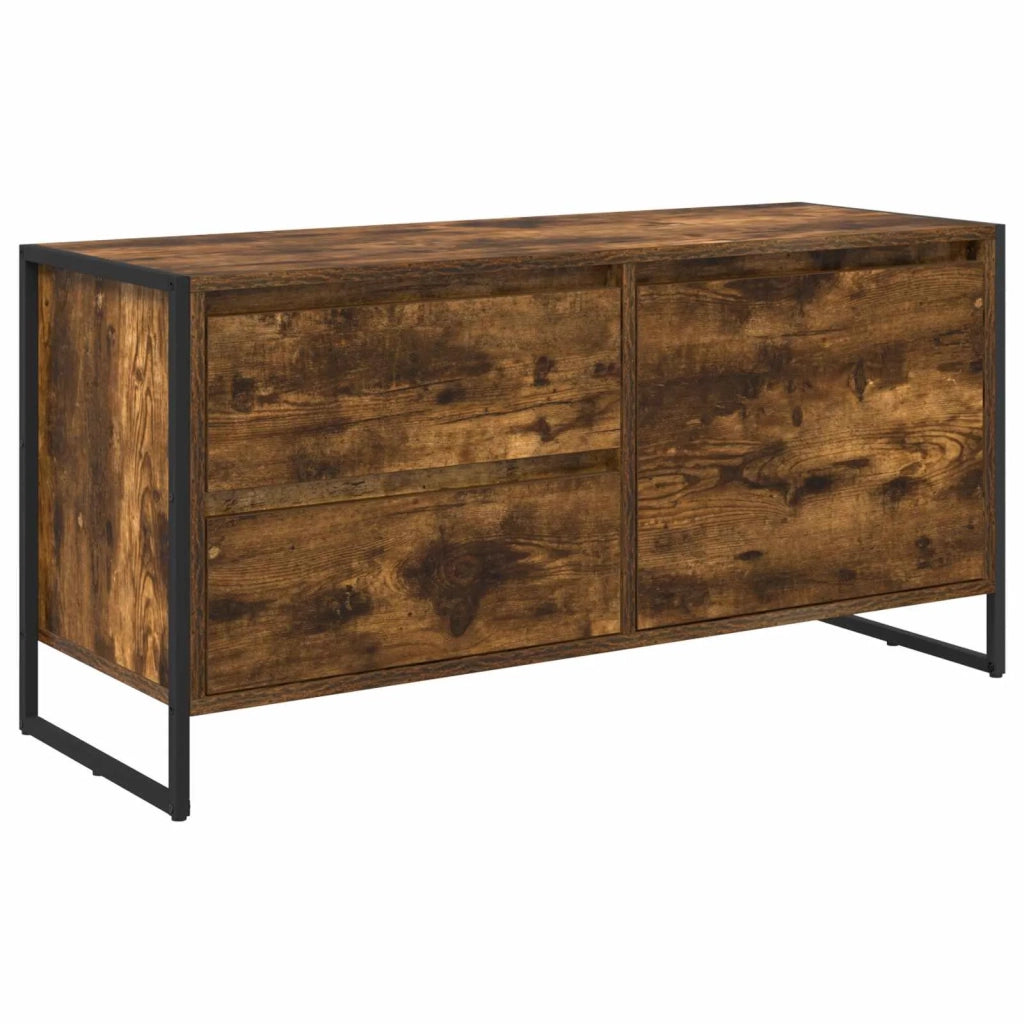 Mobile TV-Credenza per TV-Console TV Quercia Fumosa 100 x 36 x 49.5 cm Legno multistrato