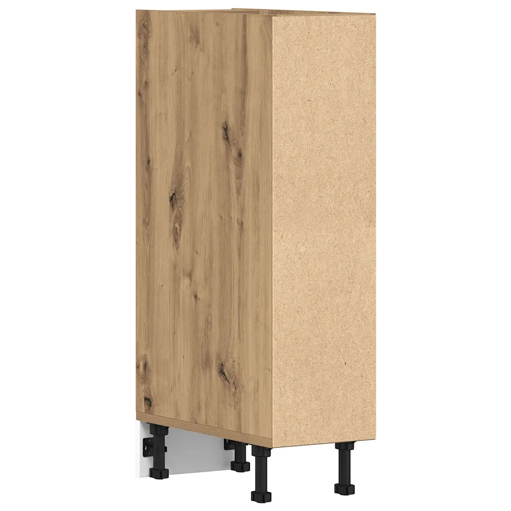 Armadio Inferiore Â“RigaÂ” Rovere Artigianale 20x44,5x81,5 cm