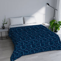 Trapuntino Estivo Singolo in Microfibra 100 gr con Stampa Vortex Basic