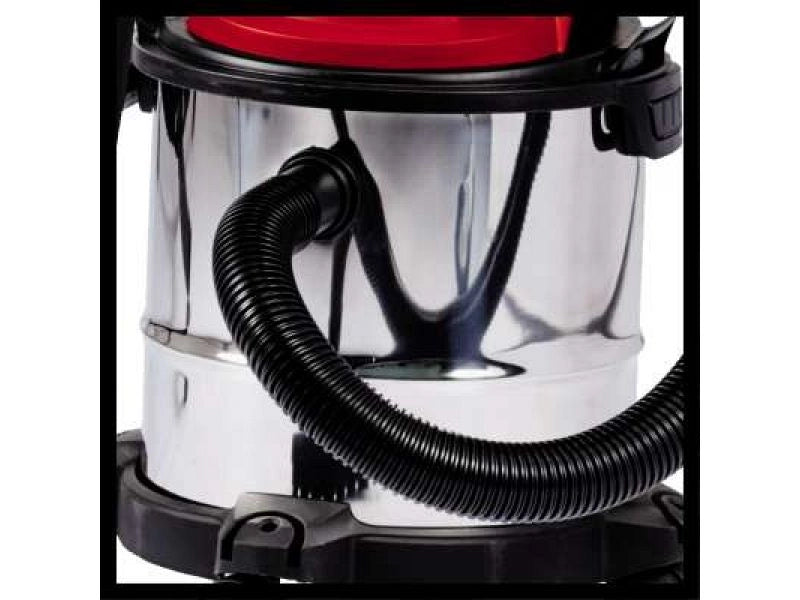 Aspiratutto Einhell TC-VC 1812 S bidone inox 12lt aspira liquidi e solidi