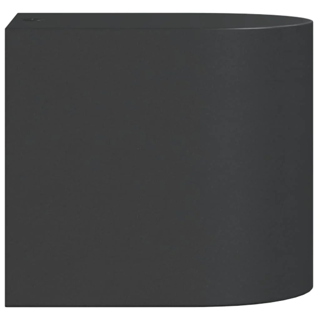 Applique da esterno dal design moderno per giardino 6,5 x 9 x 7,5 cm alluminio nero 02_0056623