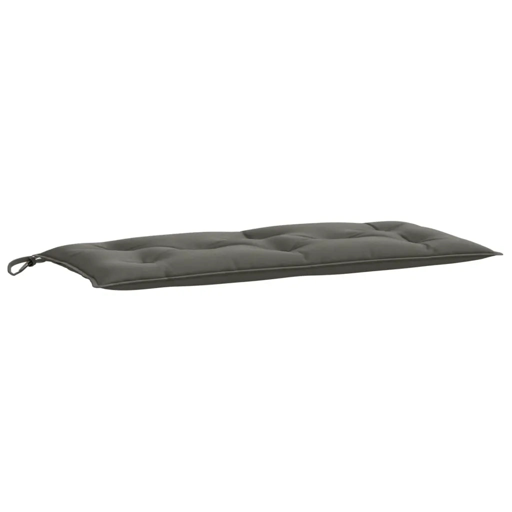 Cuscino Panca Giardino Grigio Scuro MÃ©lange 100x50x7 cm Tessuto