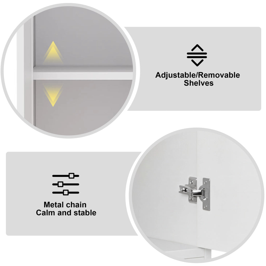 Mobili per l'ingresso, scarpiera in vimini, mobile contenitore, con cassetti, ripiani regolabili, bianco e color naturale