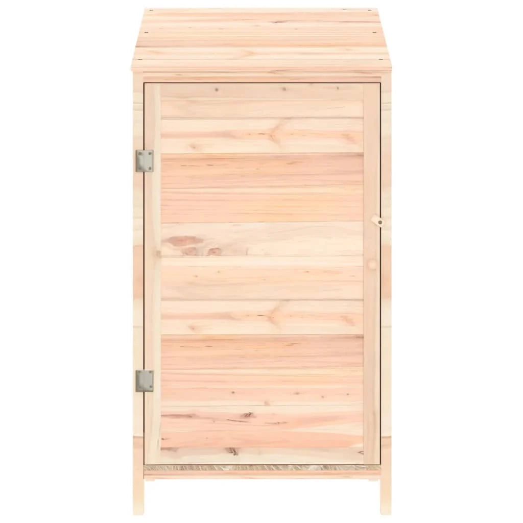 Casetta da giardino 55 x 52 x 112 cm in legno massello di abete marrone 02_0044047