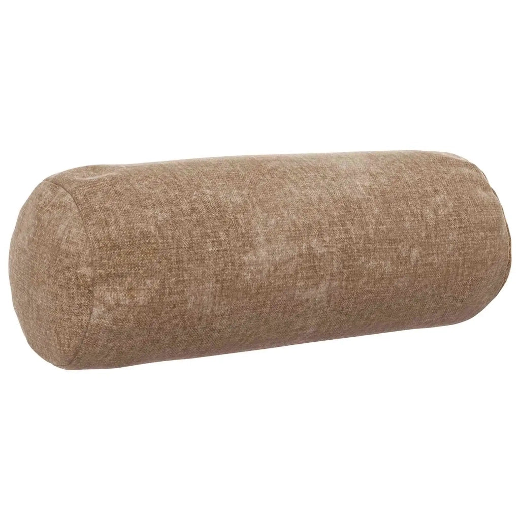 Federa 6 pz HEERLEN Marrone Ø 15 x 40 cm Tessuto Chenille 923290
