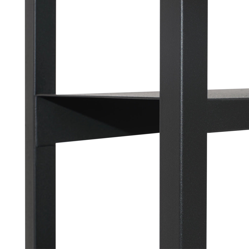 Bandha - Scaffale in metallo con 4 ripiani 85x35x20 cm