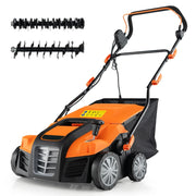 Scarificatore/coltivatore elettrico 41 cm 15 A 2 in 1 alte prestazioni pieghevole PP arancione 20_0013561