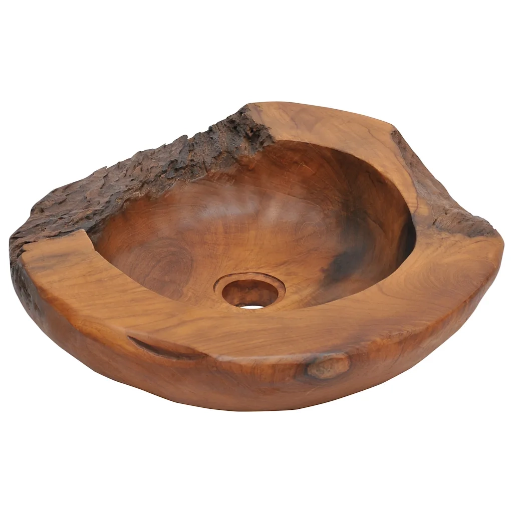 Lavabo in Legno di Teak 45 cm cod mxl 54534