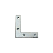 Angoli di rinforzo in acciaio zincato bianco 70 x 70 mm. 4 pz.