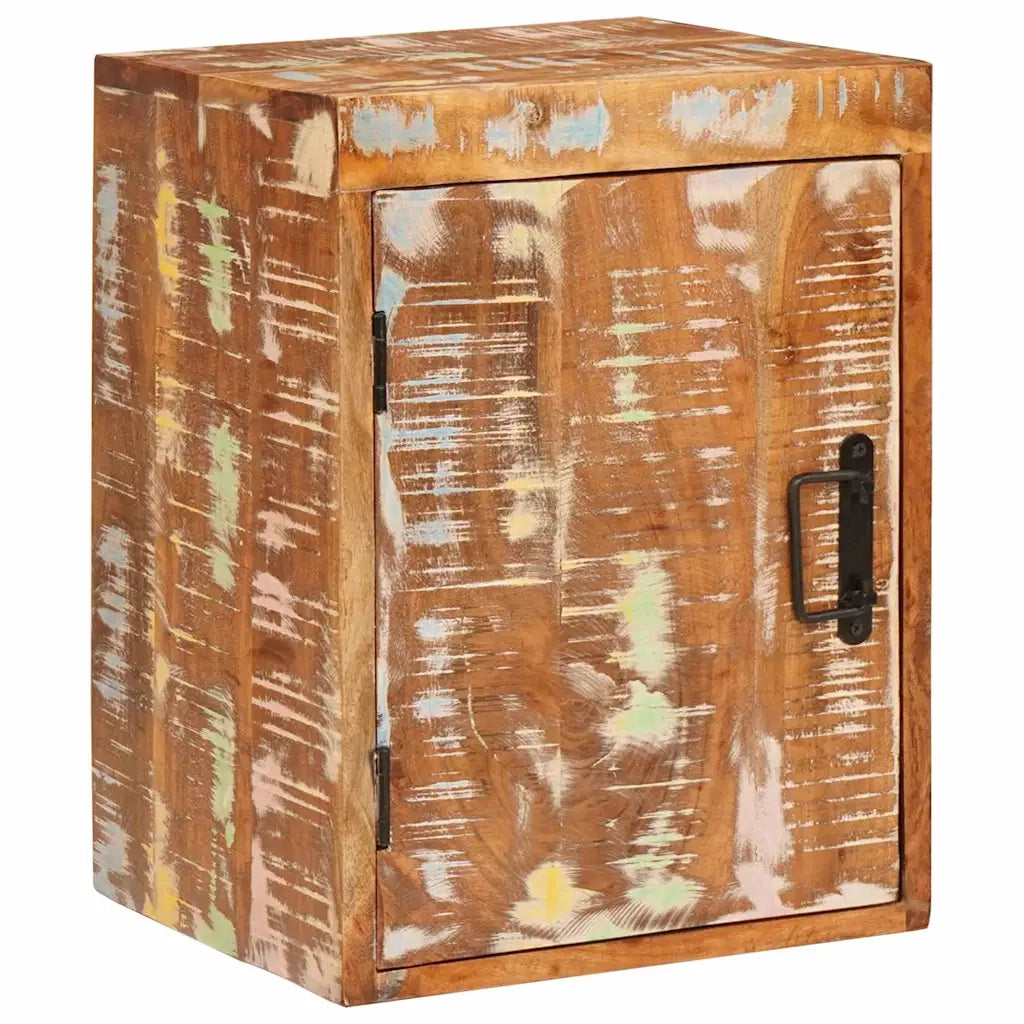Comodino 2 pz-Set di 2 Tavolino da notte Marrone 35 x 33 x 48 cm Legno Solido Recuperato
