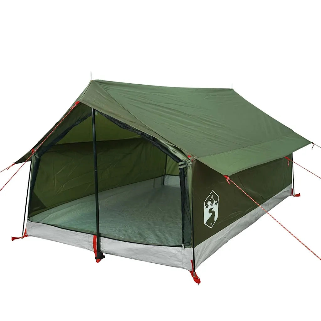 Tenda da Campeggio per 2 Persone Verde Oliva Impermeabile 4009621