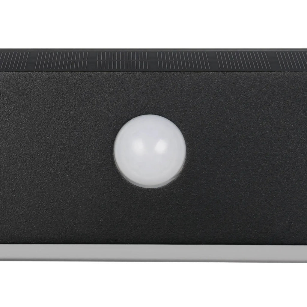 LÚZETE - APPLIQUE ESTERNO SOLARE IBRIDO 6W 4000K SENSORE IP44 NERO SUNDEW