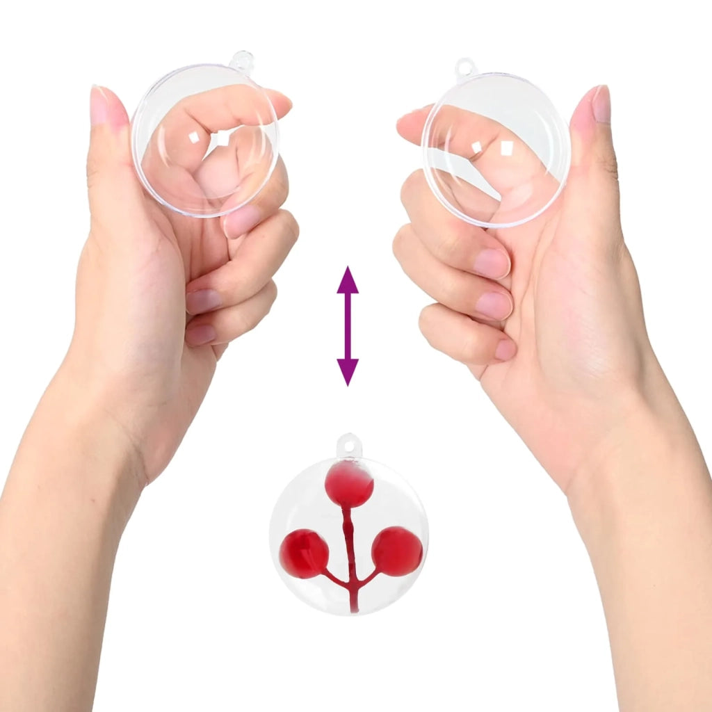Set di Palle di Natale 50 pz Trasparente ? 5 cm CFW2654779