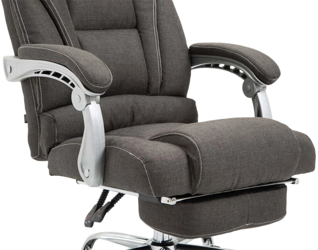 Sedia da ufficio Pacific in tessuto grigio scuro