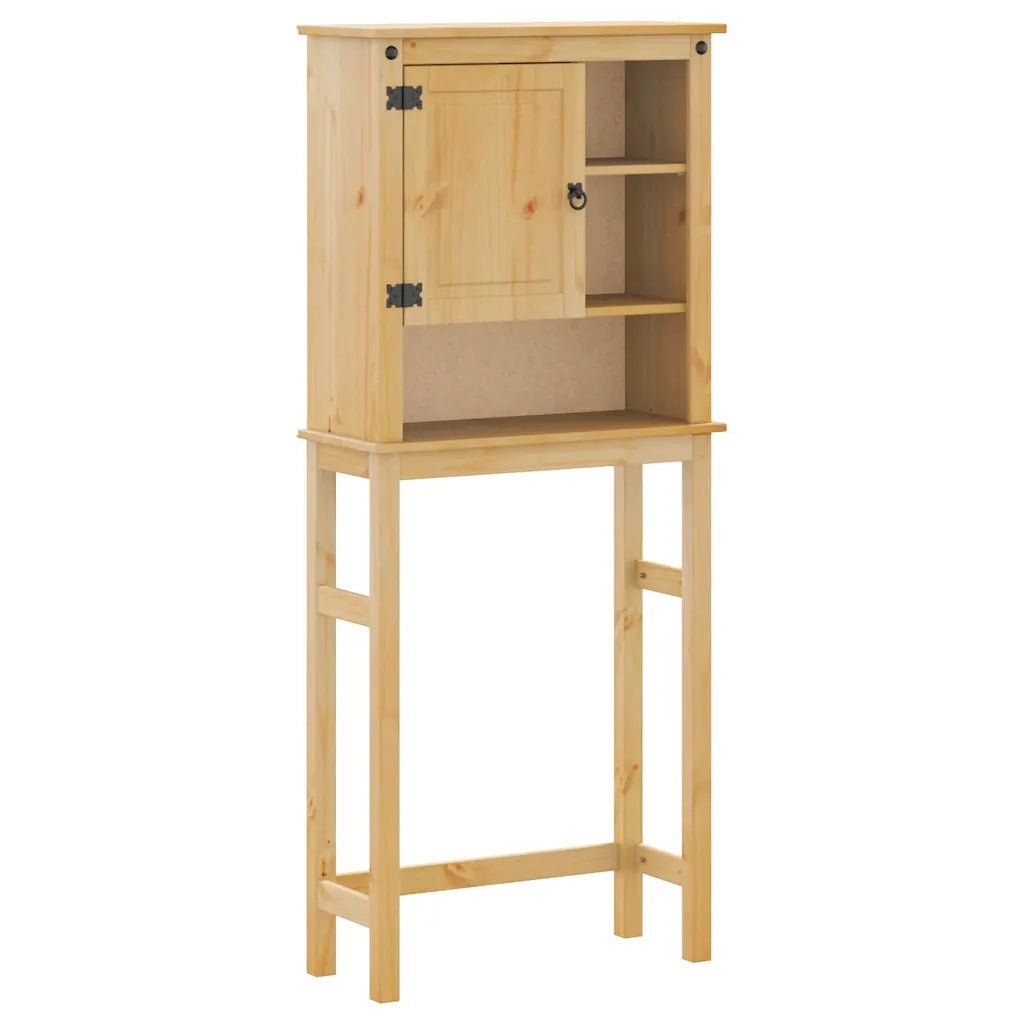 Mobile Lavatrice da Bagno Corona in Legno Massello di Pino 4013407