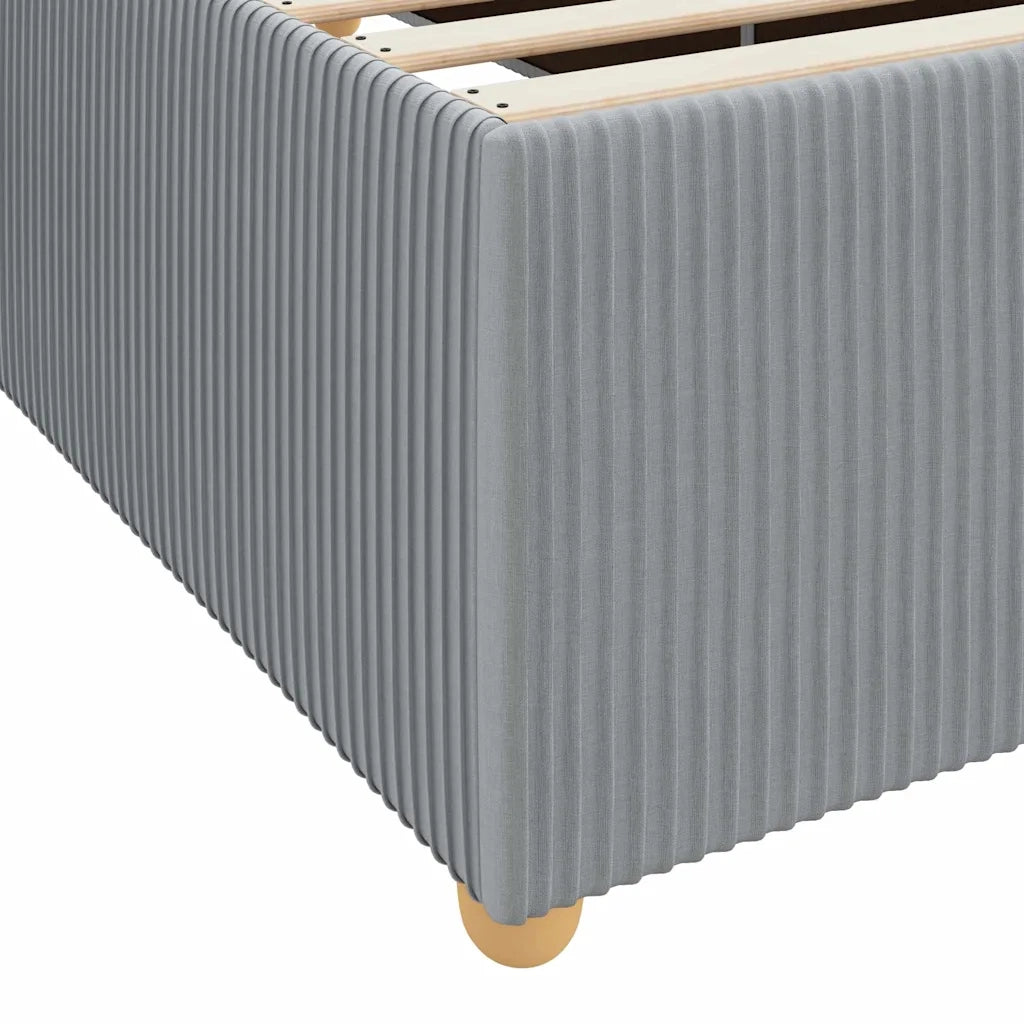 Struttura del letto Grigio chiaro 90 x 200 cm Tessuto 3398340