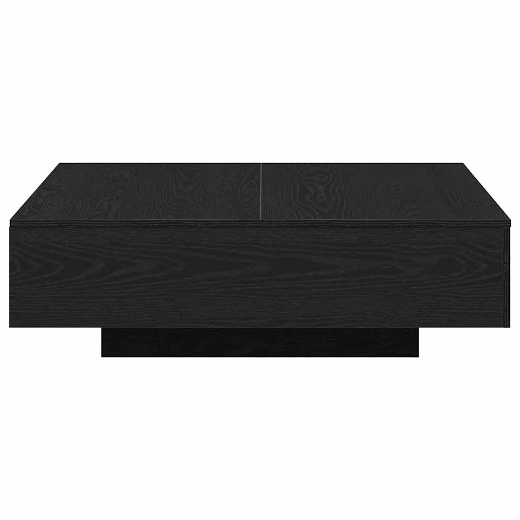 Tavolino da salotto Rovere Nero 100 x 100 x 31 cm 863005
