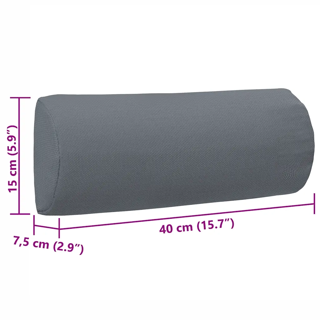 Poggiatesta per Sdraio Grigio 40x7,5x15 cm in Textilene 47931