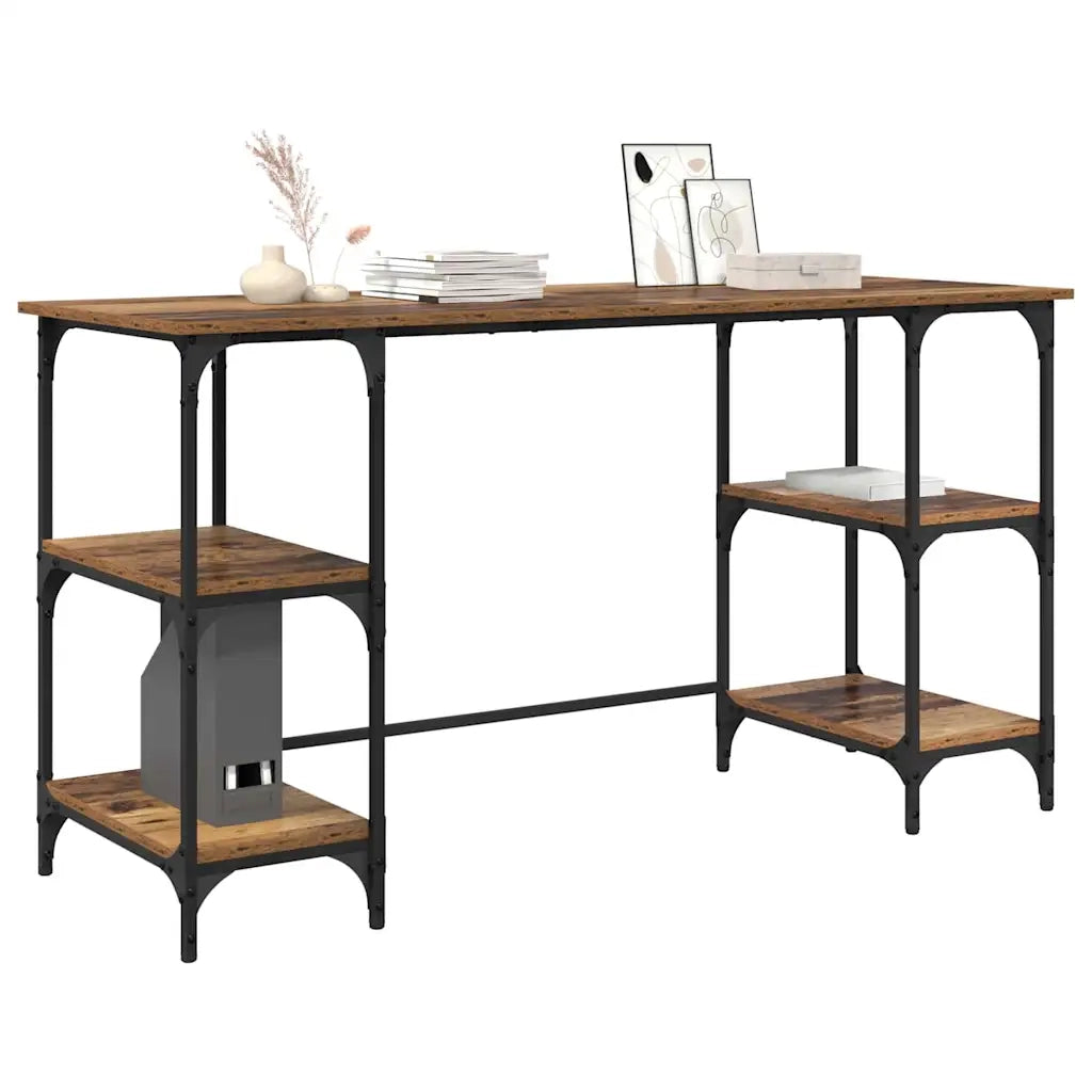 Scrivania Legno vecchio 140 x 50 x 75 cm Legno multistrato