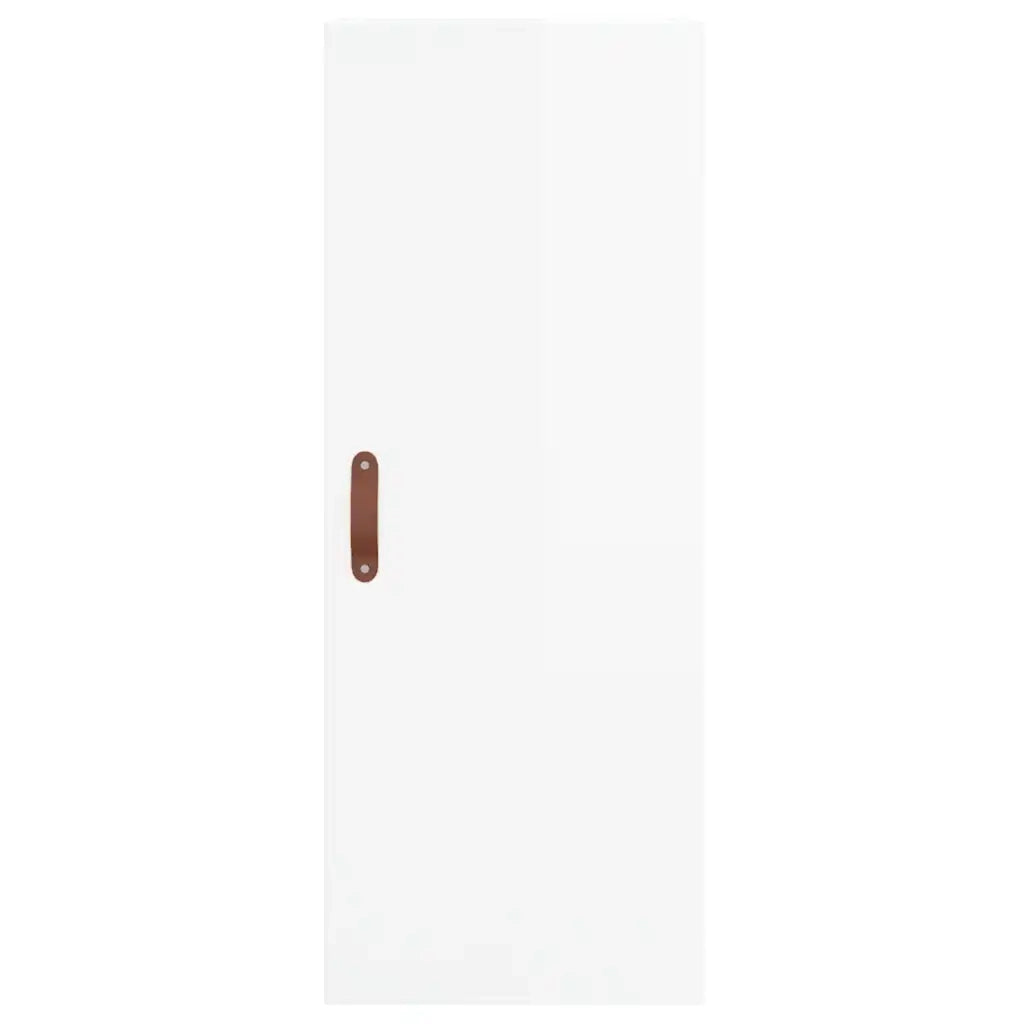 Credenza 34,5x34x180 cm in Legno Multistrato Bianco Lucido 3198891