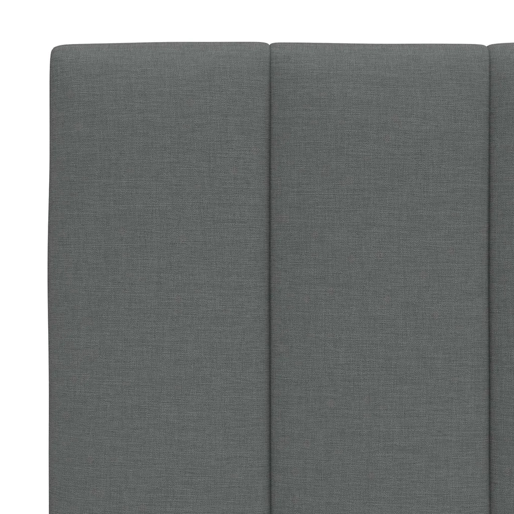 Cuscino Testiera Hanko Grigio Scuro 140 cm in Tessuto CFW9479923
