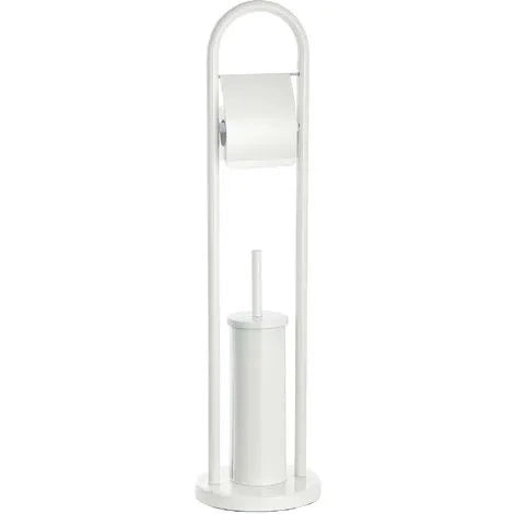PIANTANA PORTAROTOLO/PORTASCOPINO H80CM BIANCA