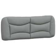 Cuscino Testiera Hvar Grigio Chiaro 120 cm in Tessuto CFW2045698