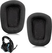 Orecchini di sostituzione per headsets gaming compatibili con G935 G933 G930 G635 G633 G633S G533 G430 G431 G432 G433 - schiuma d'assorbimento per prestazioni audio migliorate.