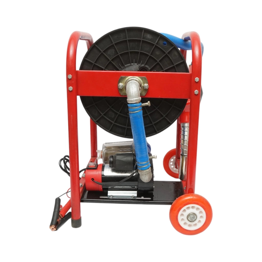 Pompa di trasferimento carburante 12V, 300W con filtro e tubo, portatile, pompa carburante 12V Breckner Germany