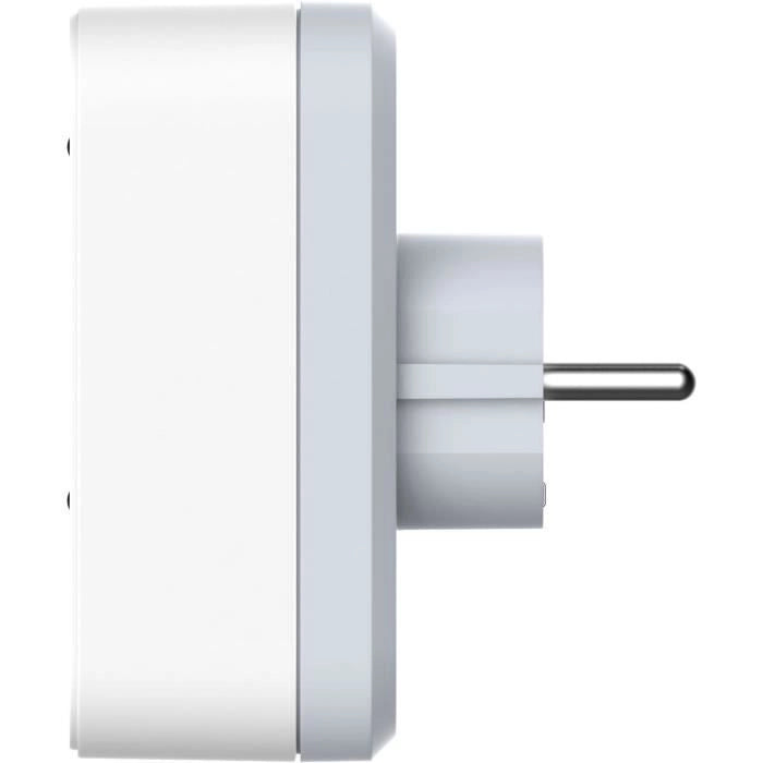 Biplite - QUARX - 2P 16A - Bianco e grigio chiaro, conforme NF