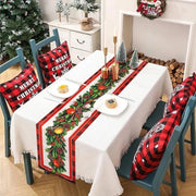 Tavolo da Natale in Lino - 32 x 180 cm - Stile B