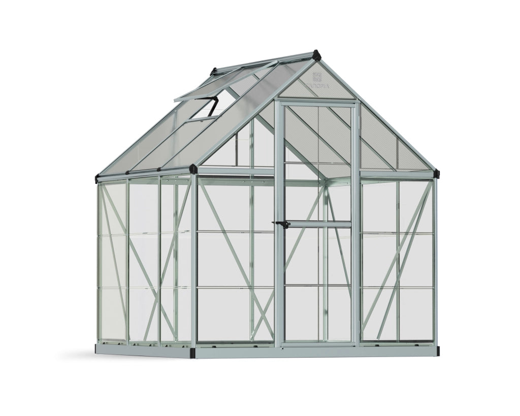Serra Da Giardino in Policarbonato Hybrid 186X185X208 cm colore Argento