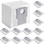 12 sacchi aspiratore compatibili con Roborock Q5+, Q5 pro +, Q7+ e Q7 Max+, S7 MaxV Ultra, S7 Pro Ultra, Q8+ max e pro, S8+ S8 Pro Ultra sacchi aspiratore stazione aspirante