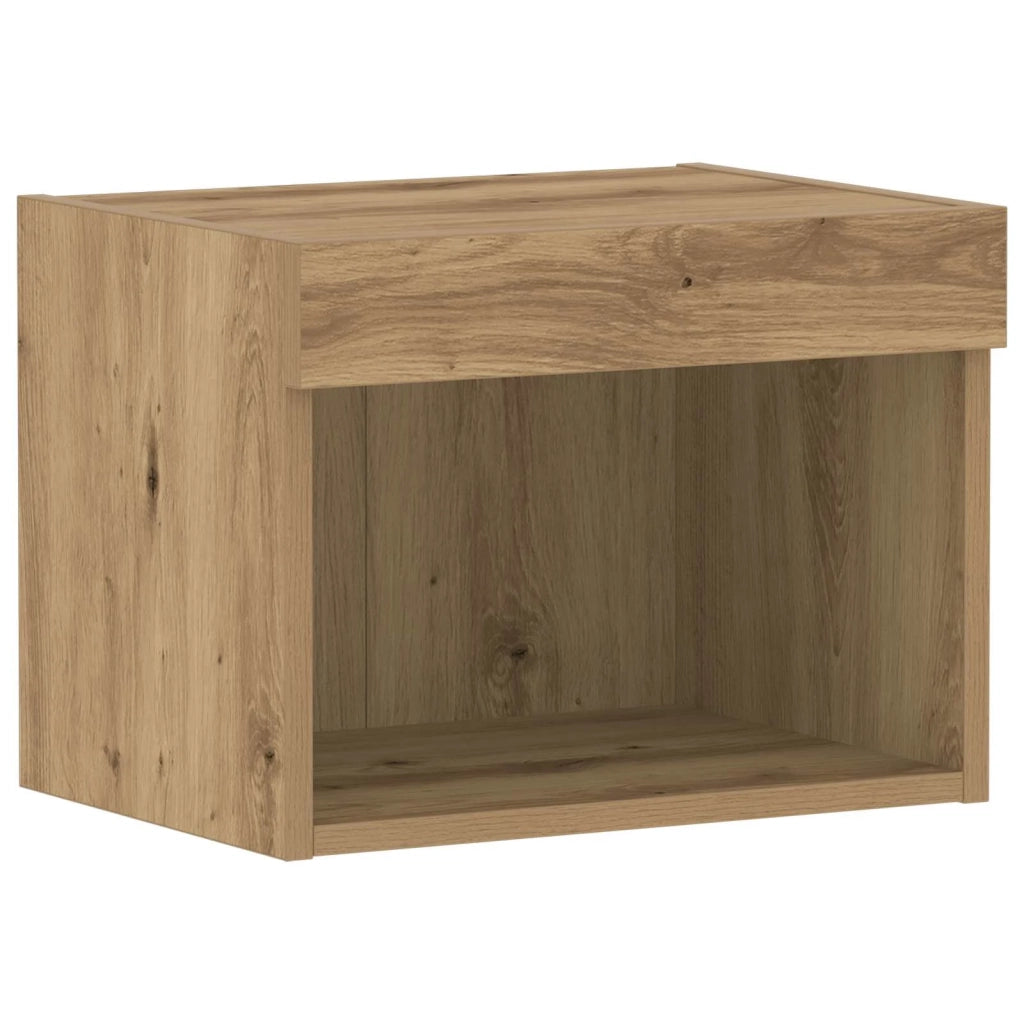 Set mobile TV con led Rovere artigianale 40 x 30 x 30 cm 863100