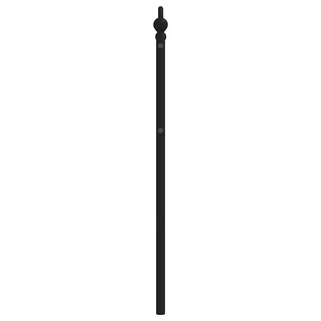 Testiera di Ricambio in Metallo Nero 100 cm 373916