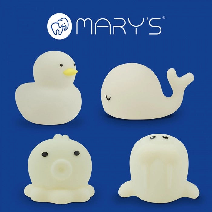 Set 4 lampade notturne marine RGB a batteria Mary's