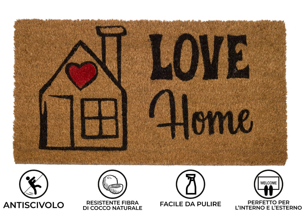 Zerbino Entrata Ingresso Casa Esterno Antiscivolo In Cocco Allegro Love Home