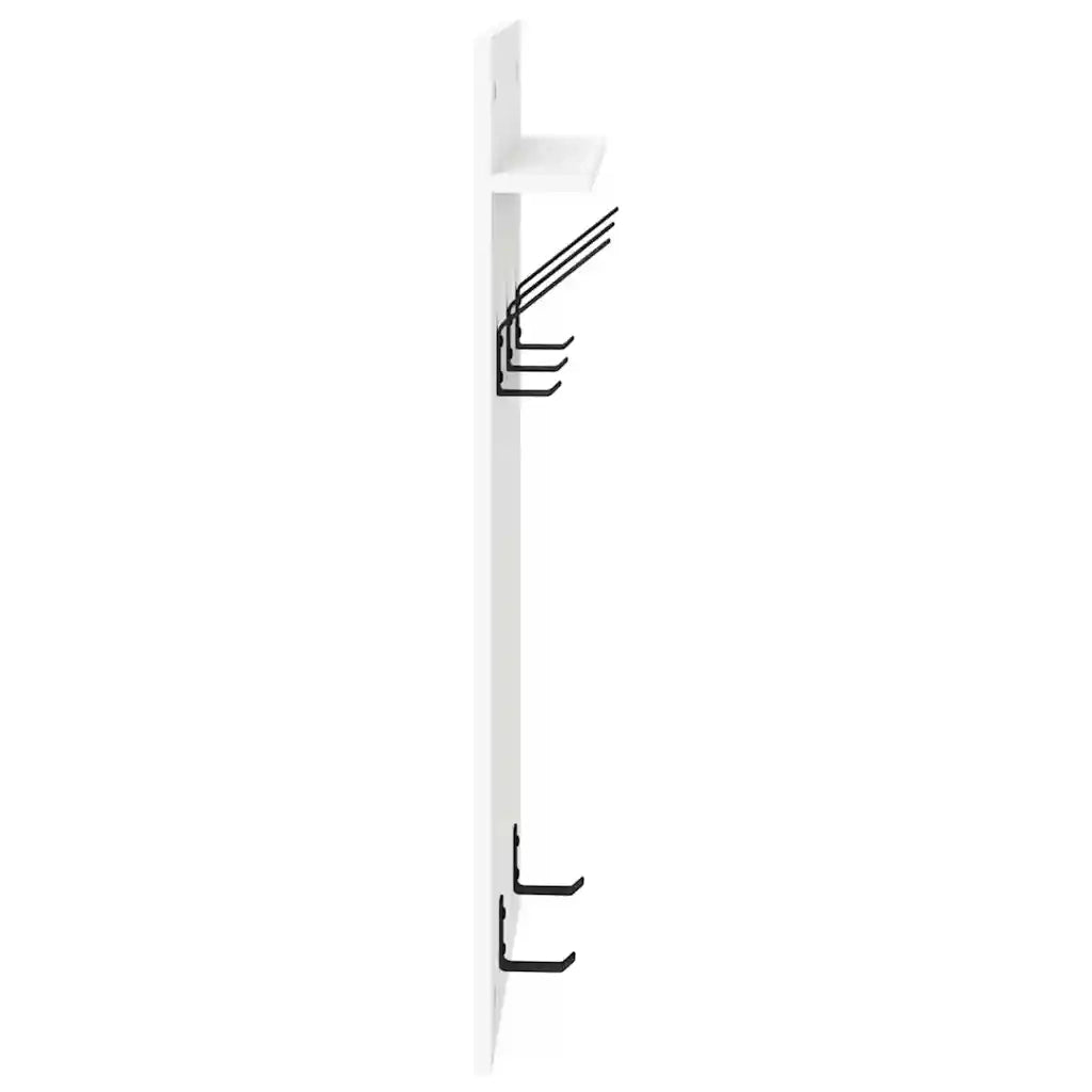 Appendiabiti a muro Bianco 40 x 10 x 90 cm Legno multistrato 874451