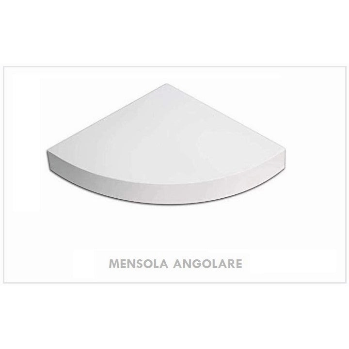 MENSOLA ANGOLARE BIANCA CM.1.8X30X30