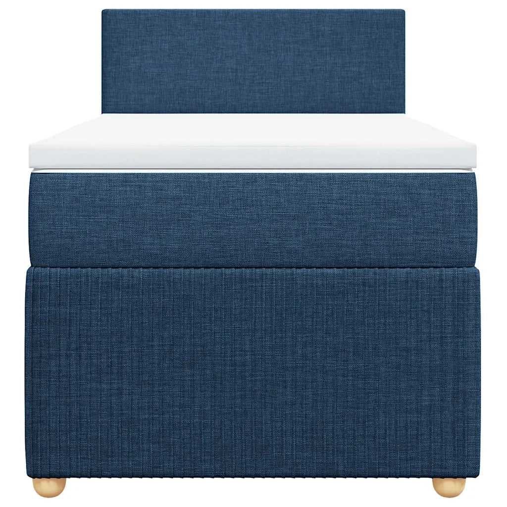 Giroletto a Molle con Materasso Blu 90x190 cm in Tessuto 3287310