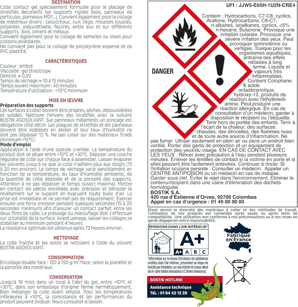 Colla Bostik Agoplac Gel 5 l