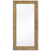 Specchio da Parete Stile Barocco 100x50 cm Dorato cod mxl 47440