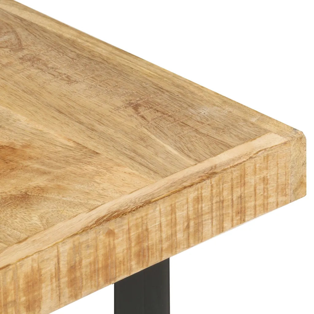 Tavolino da Salotto 142x90x42 cm in Legno Massello di Mango 320653