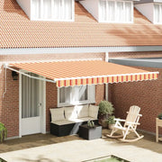 Tenda Retrattile Giallo e Arancione 400 × 300 cm 3330535