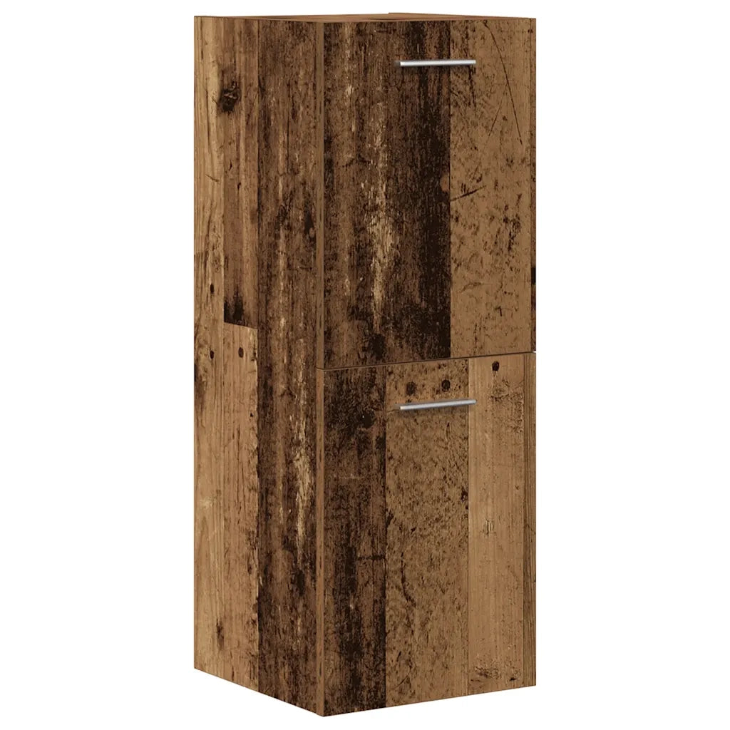 Set Mobili da Bagno 4 pz Legno Antico in Legno Multistrato 3328589