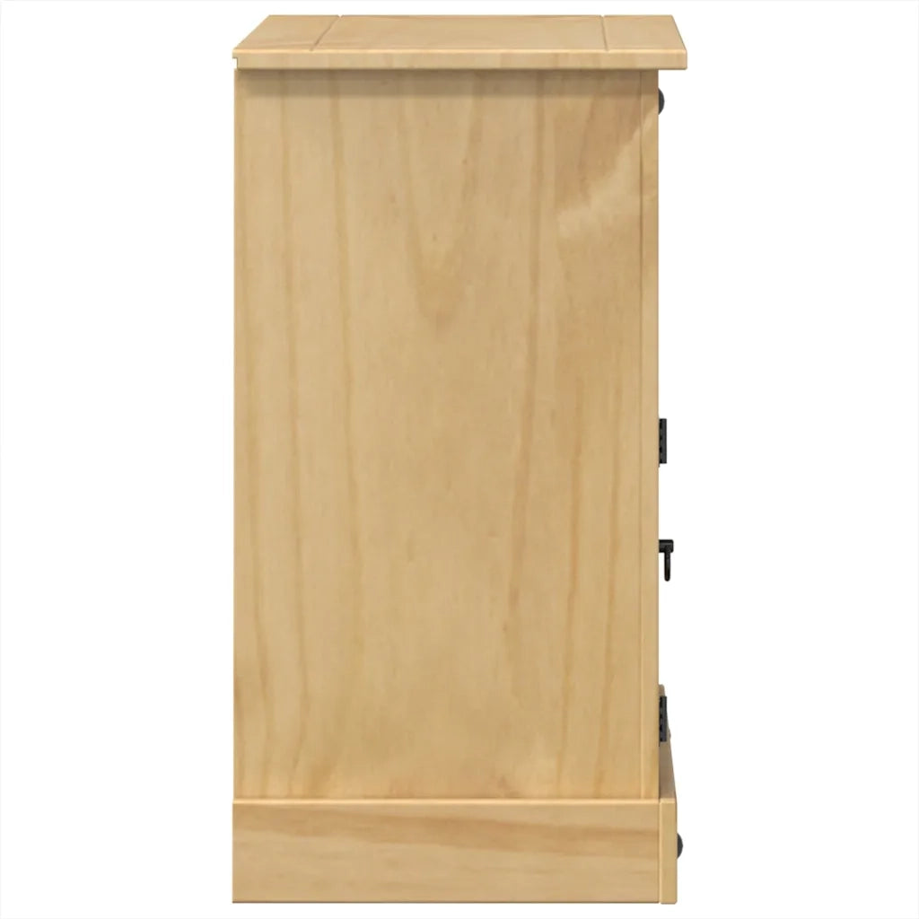 Credenza | Madia | Buffet da pranzo | Armadio da pranzo Corona 87x40x76 cm in Legno Massello di Pino
