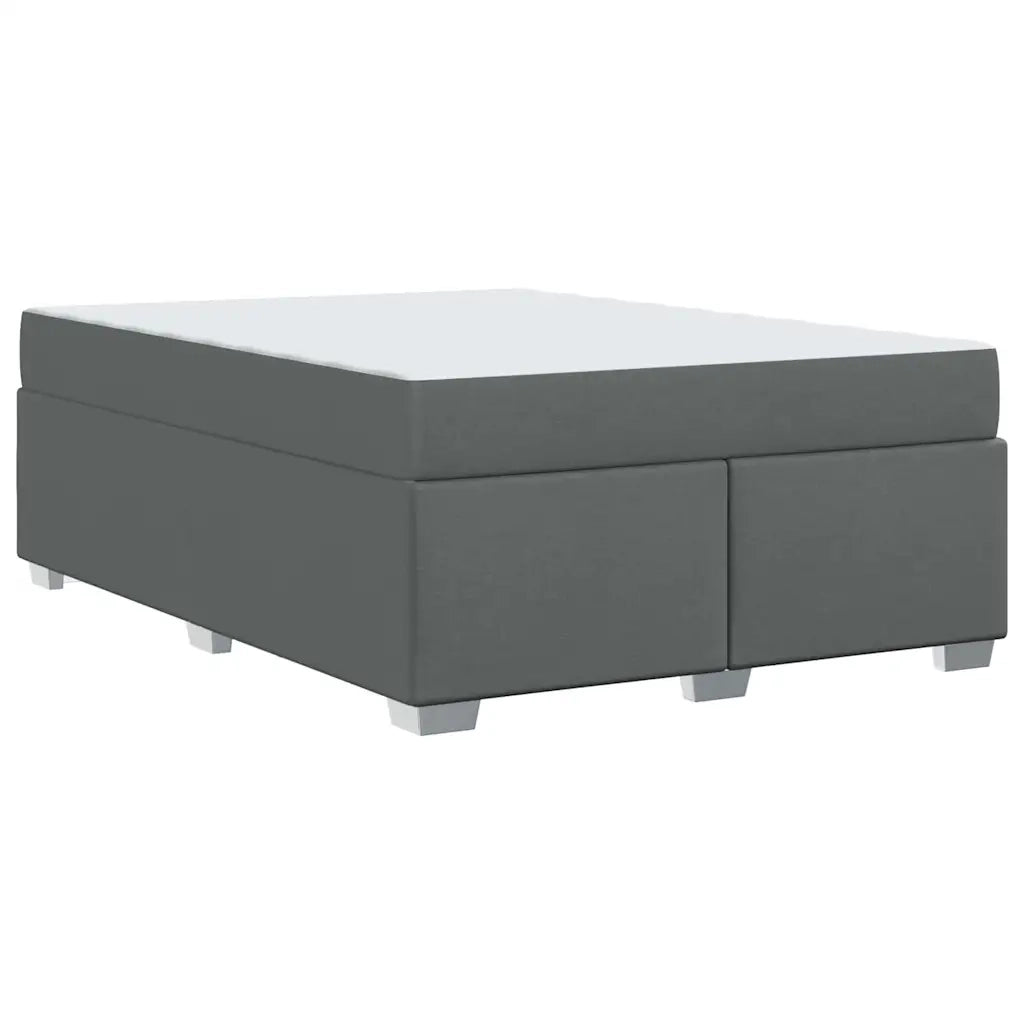 Struttura del letto Grigio scuro 140 x 200 cm Tessuto 3399188
