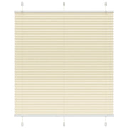 Tenda Plissettata Crema 115x100 cm Larghezza Tessuto 114,4 cm